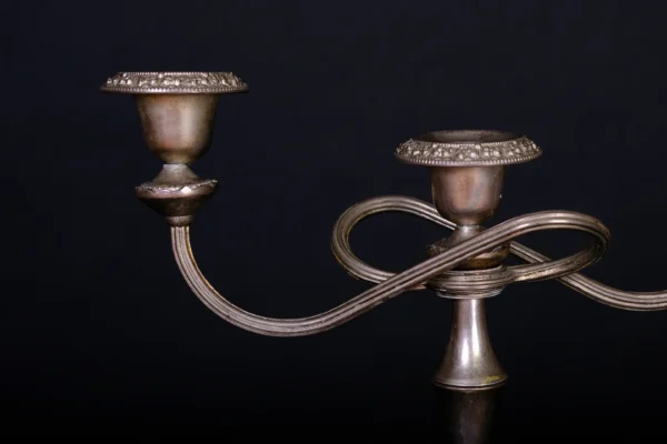Barok Üç Kollu Şamdan - Görsel 2